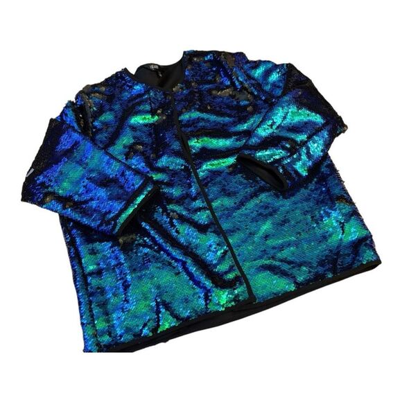 Lularoe Sequin Stunning Open Front Jacket - Picture 7 of 11